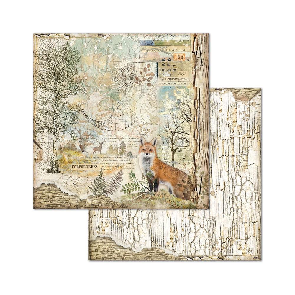 Stamperia 8 X 8 Paper Pack - Forest