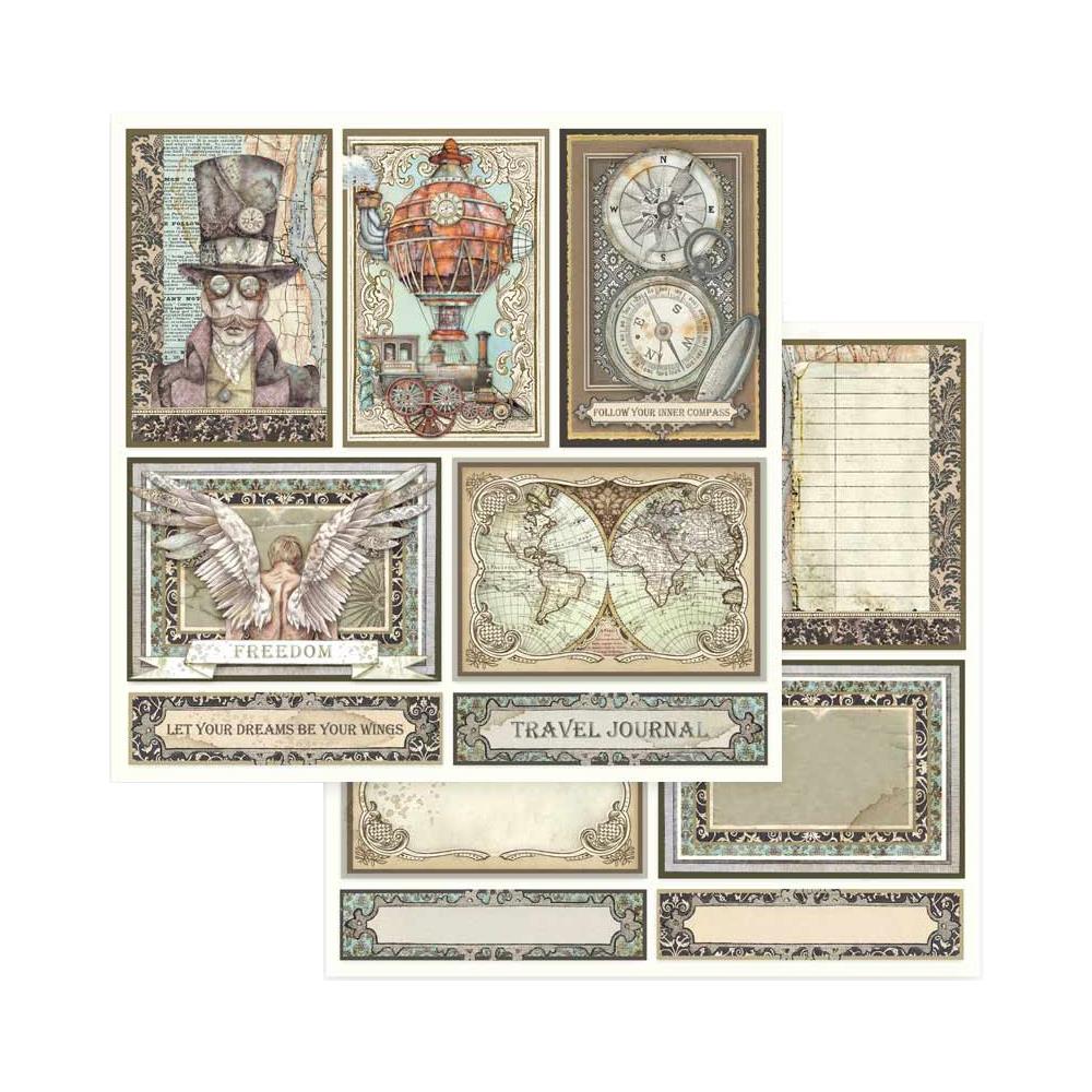 Stamperia 8 X 8 Paper Pack - Sir Vagabond