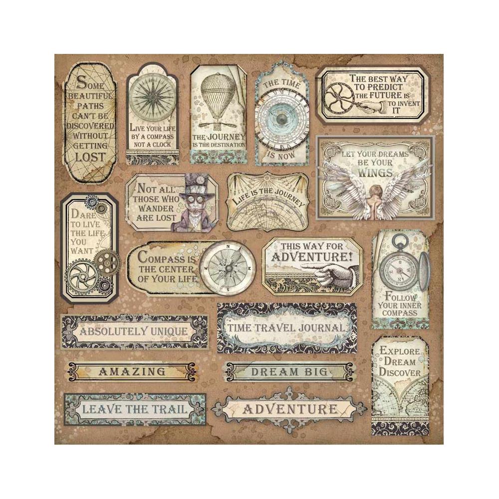 Stamperia 8 X 8 Paper Pack - Sir Vagabond