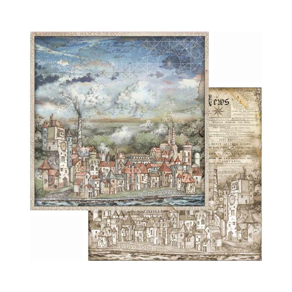 Stamperia 8 X 8 Paper Pack - Sir Vagabond