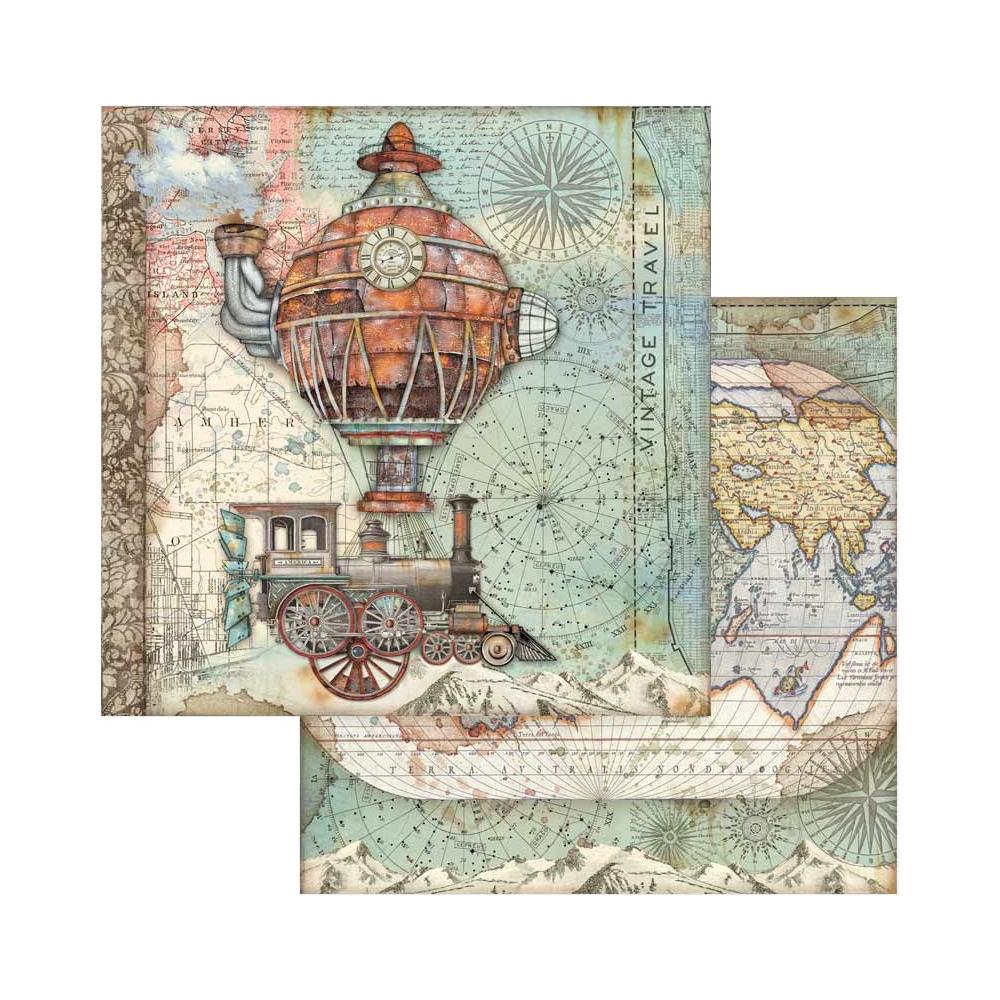 Stamperia 8 X 8 Paper Pack - Sir Vagabond