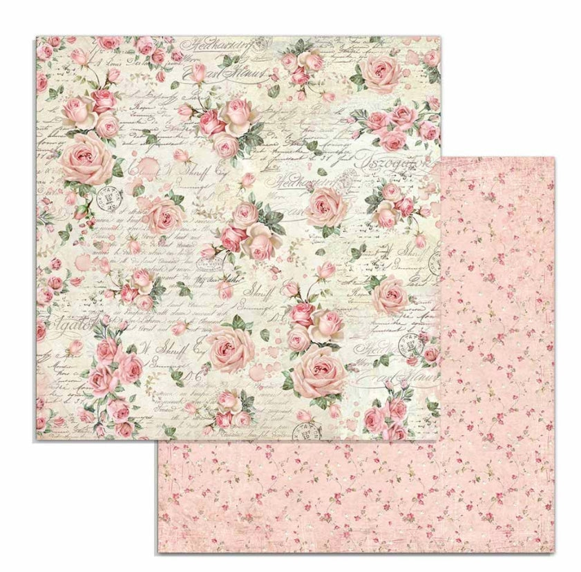 Stamperia 8x8 Paper Pack - Pink Christmas