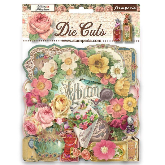 Stamperia Rose Parfum Die-Cuts