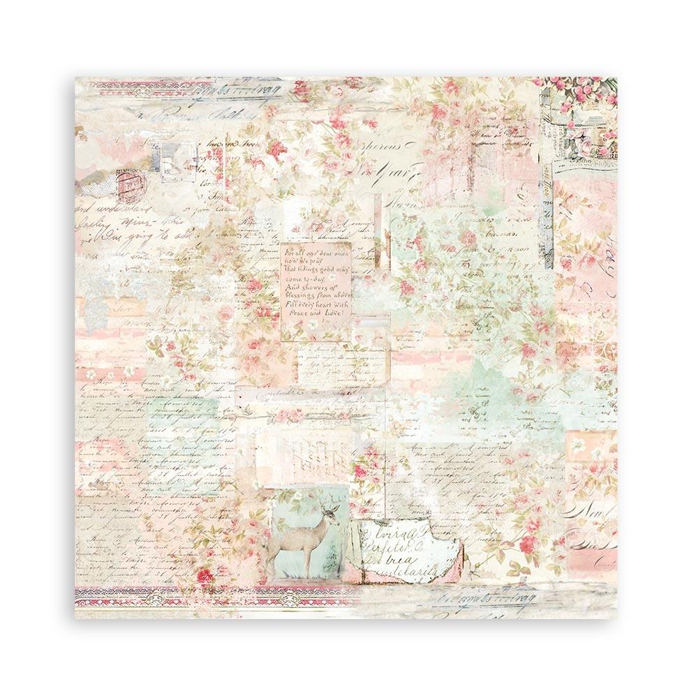 Stamperia Double-Sided Paper Pad 8"X8" - Backgrounds