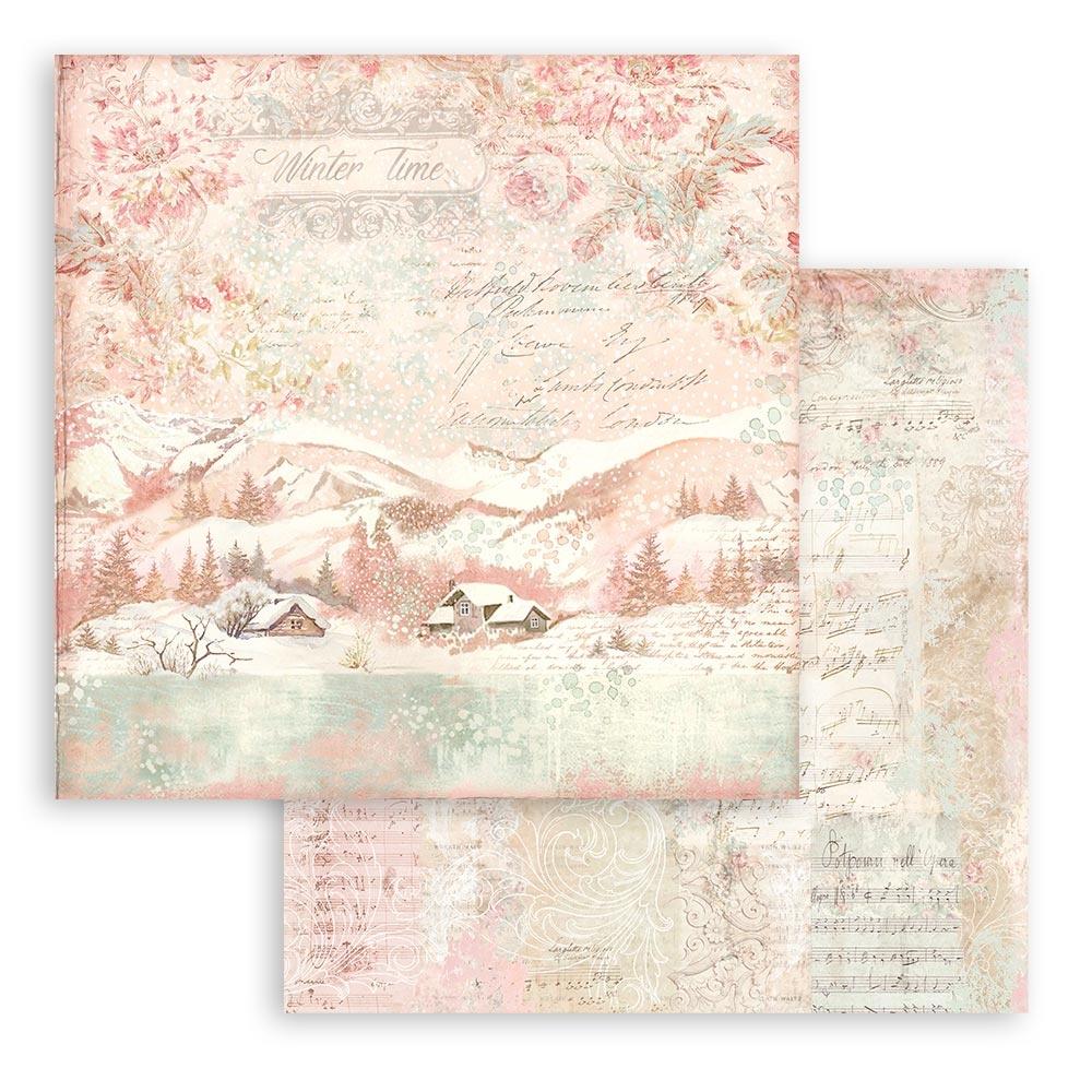 Stamperia Double-Sided Paper Pad 8"X8" - Backgrounds