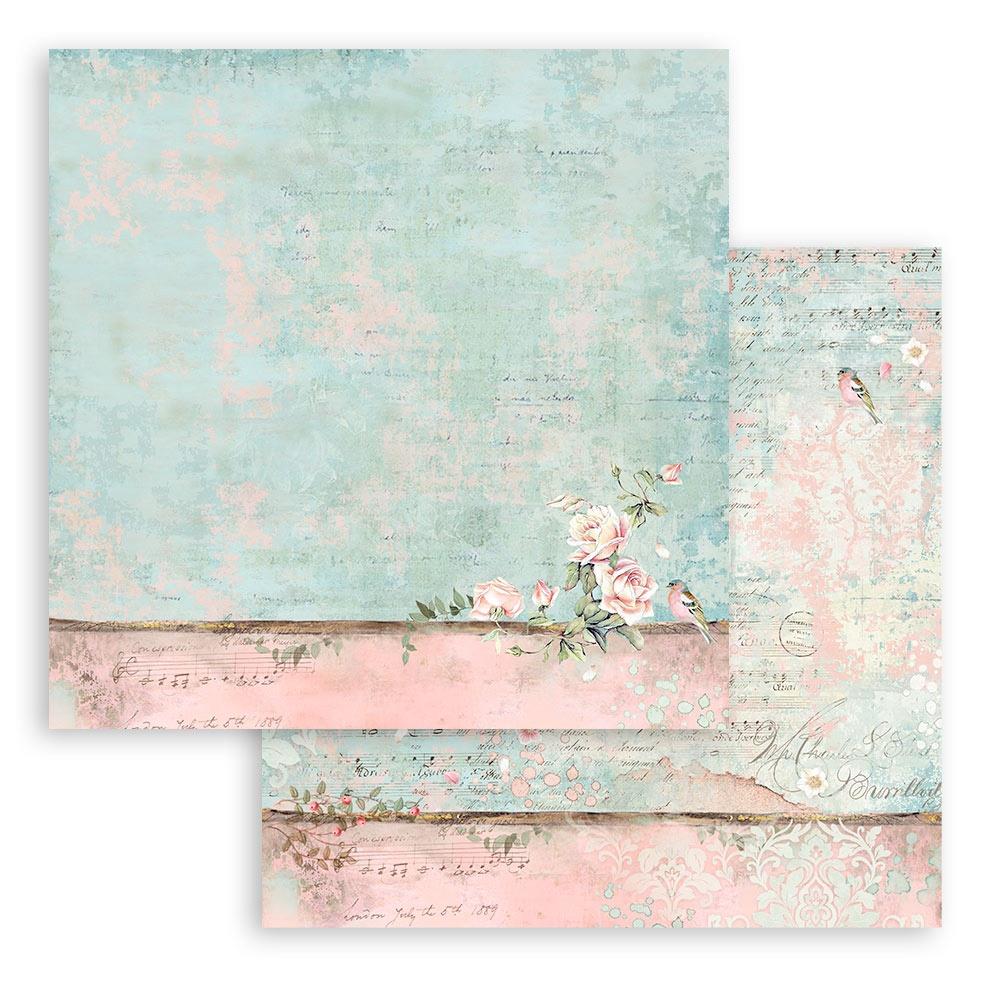 Stamperia Double-Sided Paper Pad 12"X12" - Sweet Winter Backgrounds