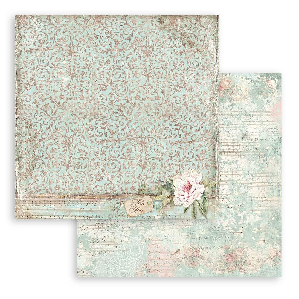 Stamperia Double-Sided Paper Pad 12"X12" - Sweet Winter Backgrounds