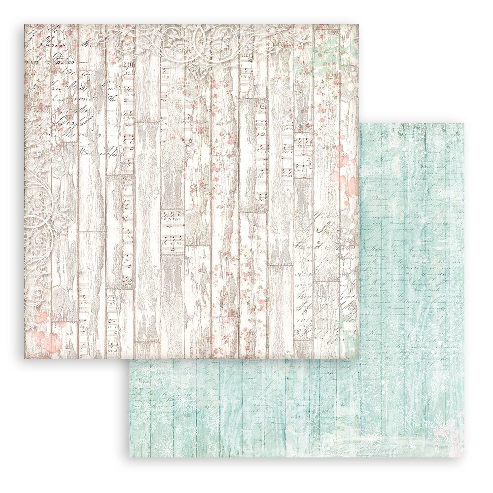 Stamperia Double-Sided Paper Pad 12"X12" - Sweet Winter Backgrounds