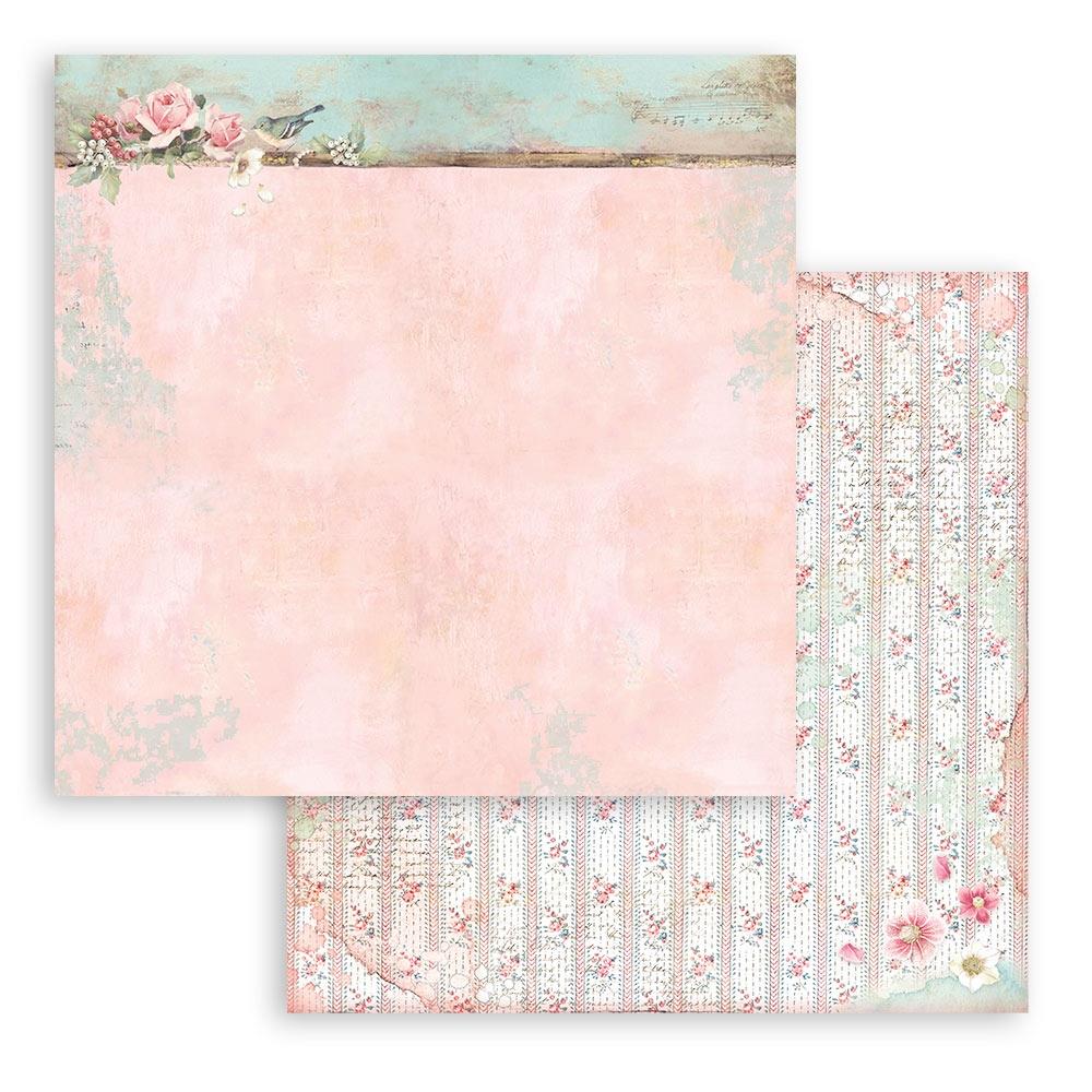 Stamperia Double-Sided Paper Pad 8"X8" - Backgrounds