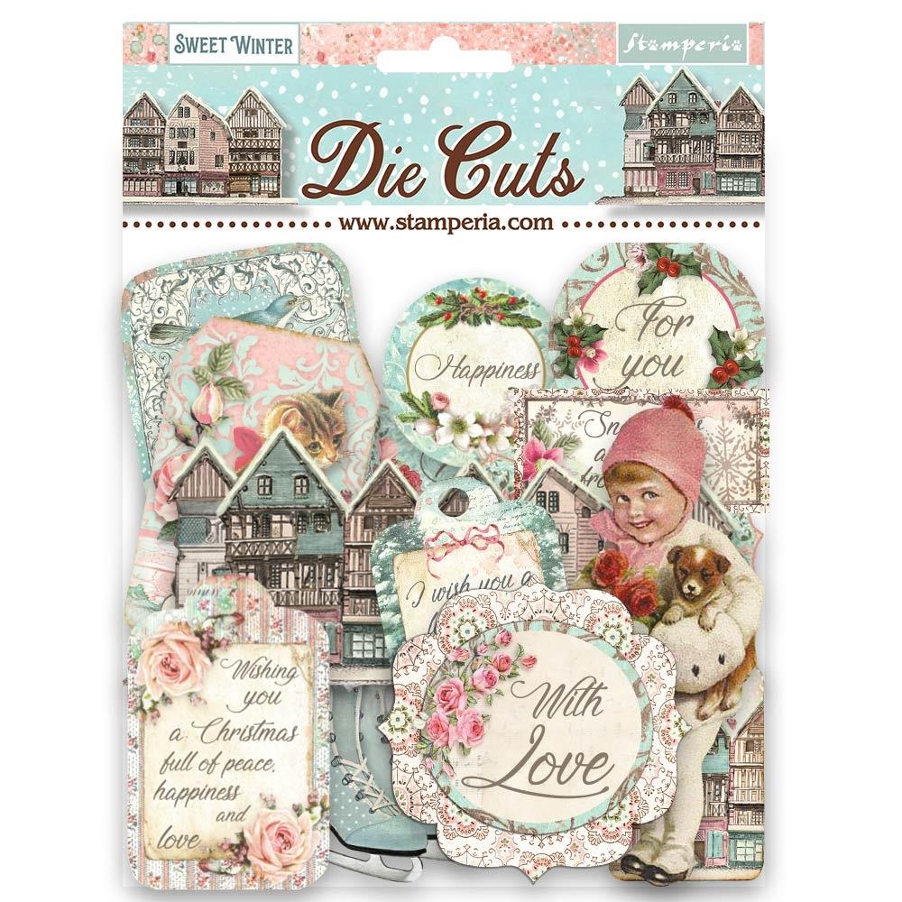 Stamperia Sweet Winter Die Cuts