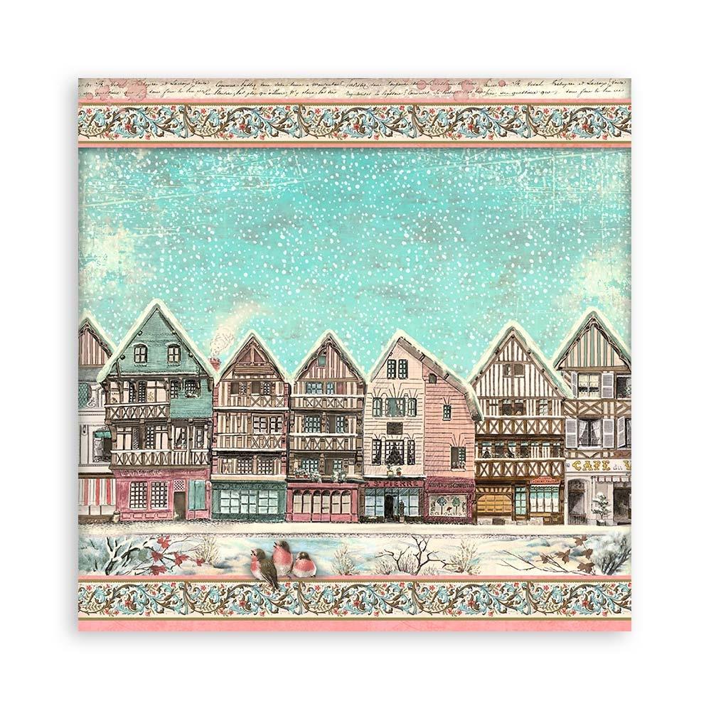 Stamperia Sweet Winter Fabric Pack