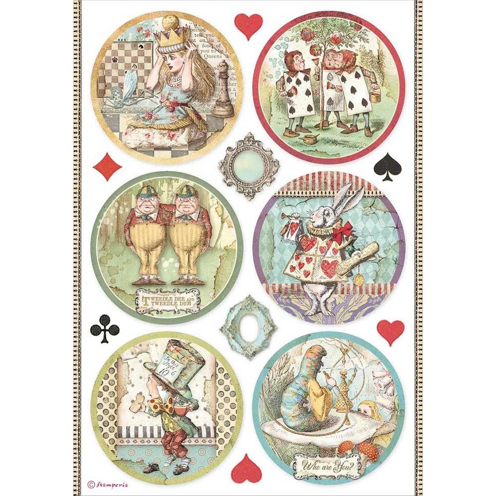 Stamperia Wonderland Rice Paper Pack - NEW