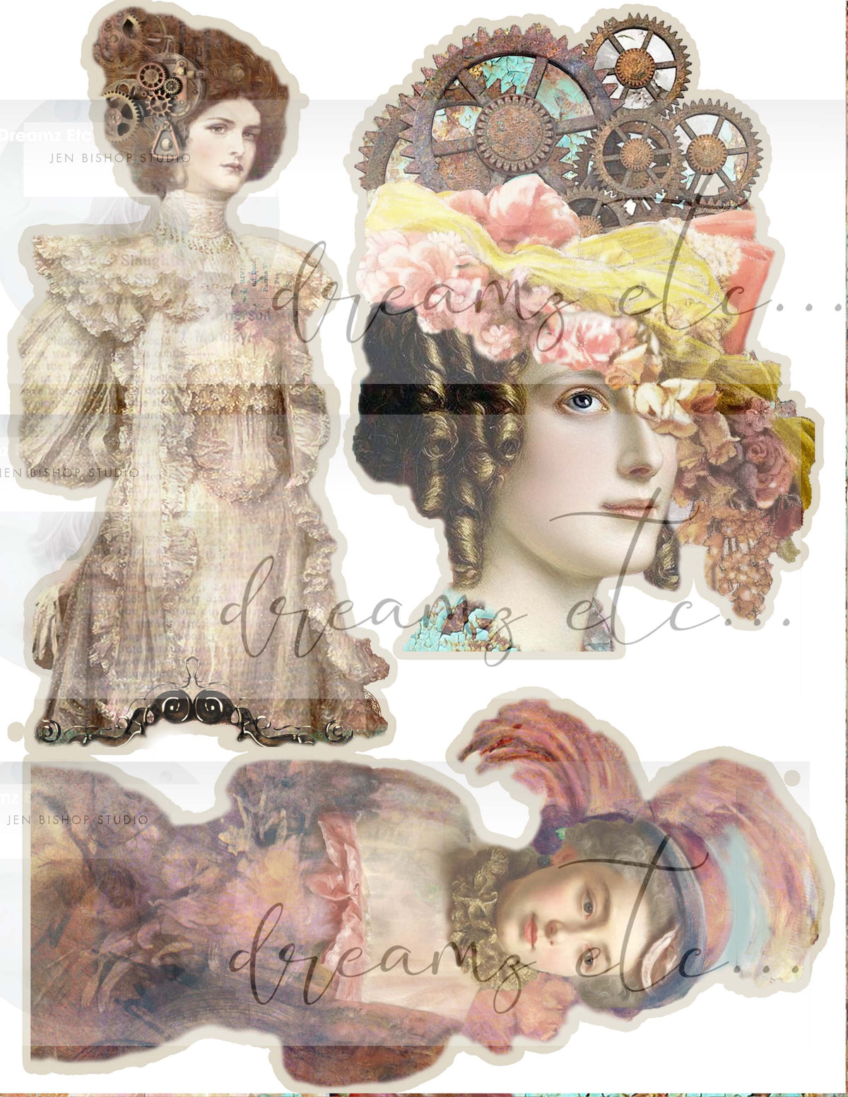 Steampunk Glamour Journal Kit (Bundle) - Digital