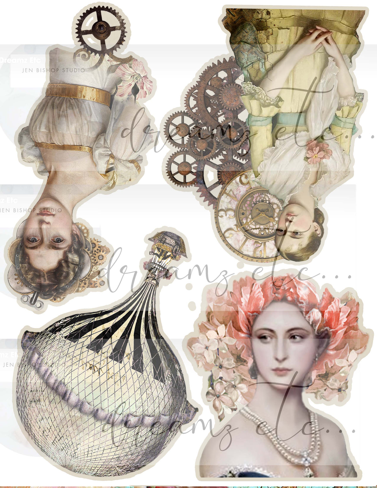 Steampunk Glamour Journal Kit (Bundle) - Digital