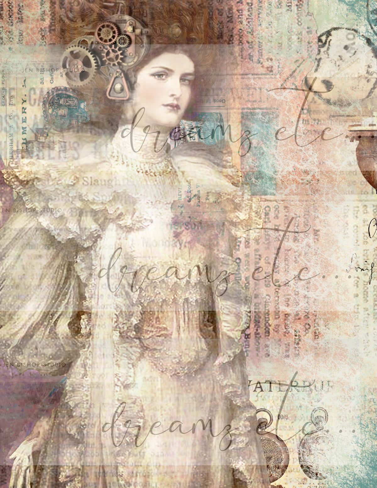 Steampunk Glamour Journal Kit (Bundle) - Digital
