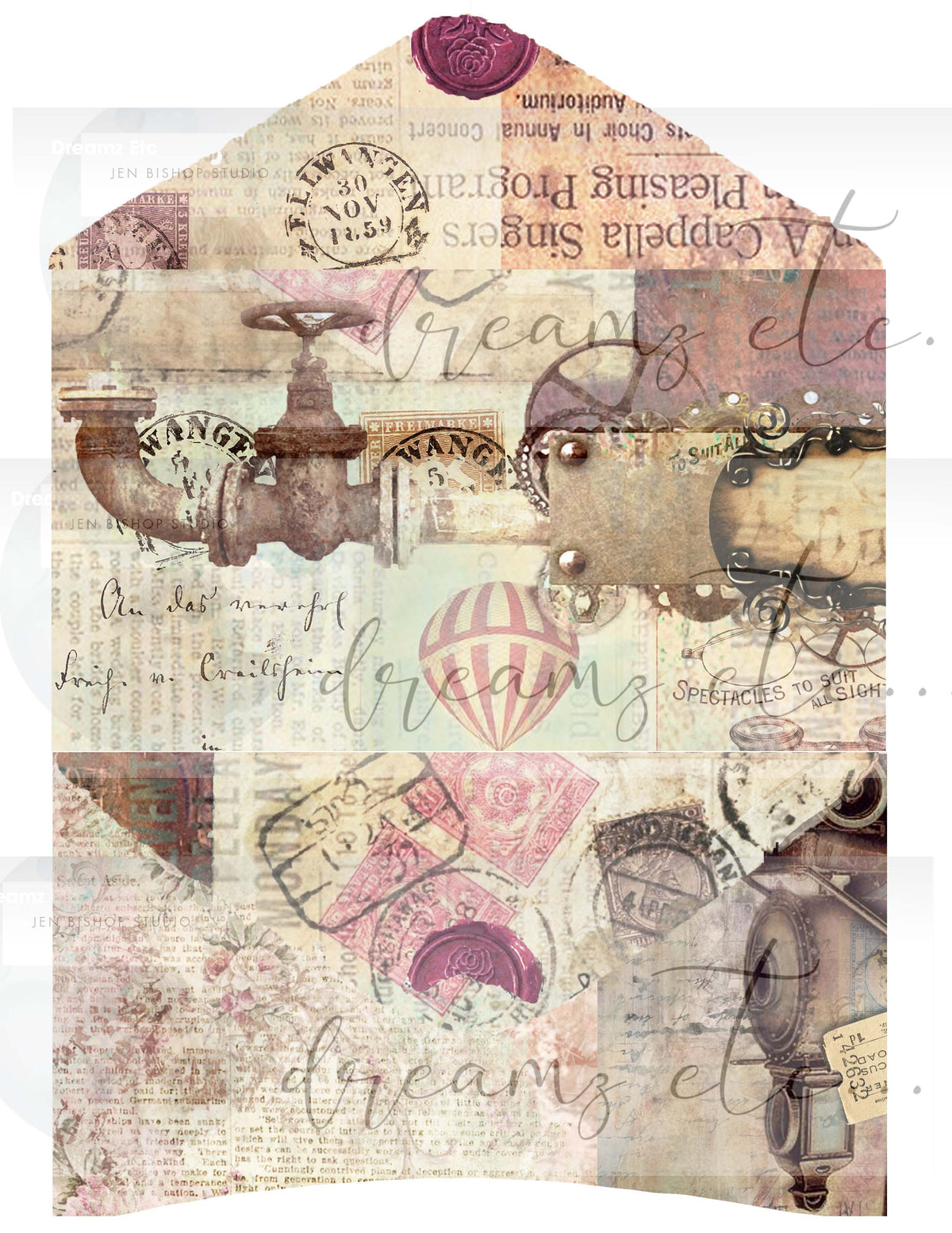Steampunk Glamour Journal Kit (Bundle) - Digital