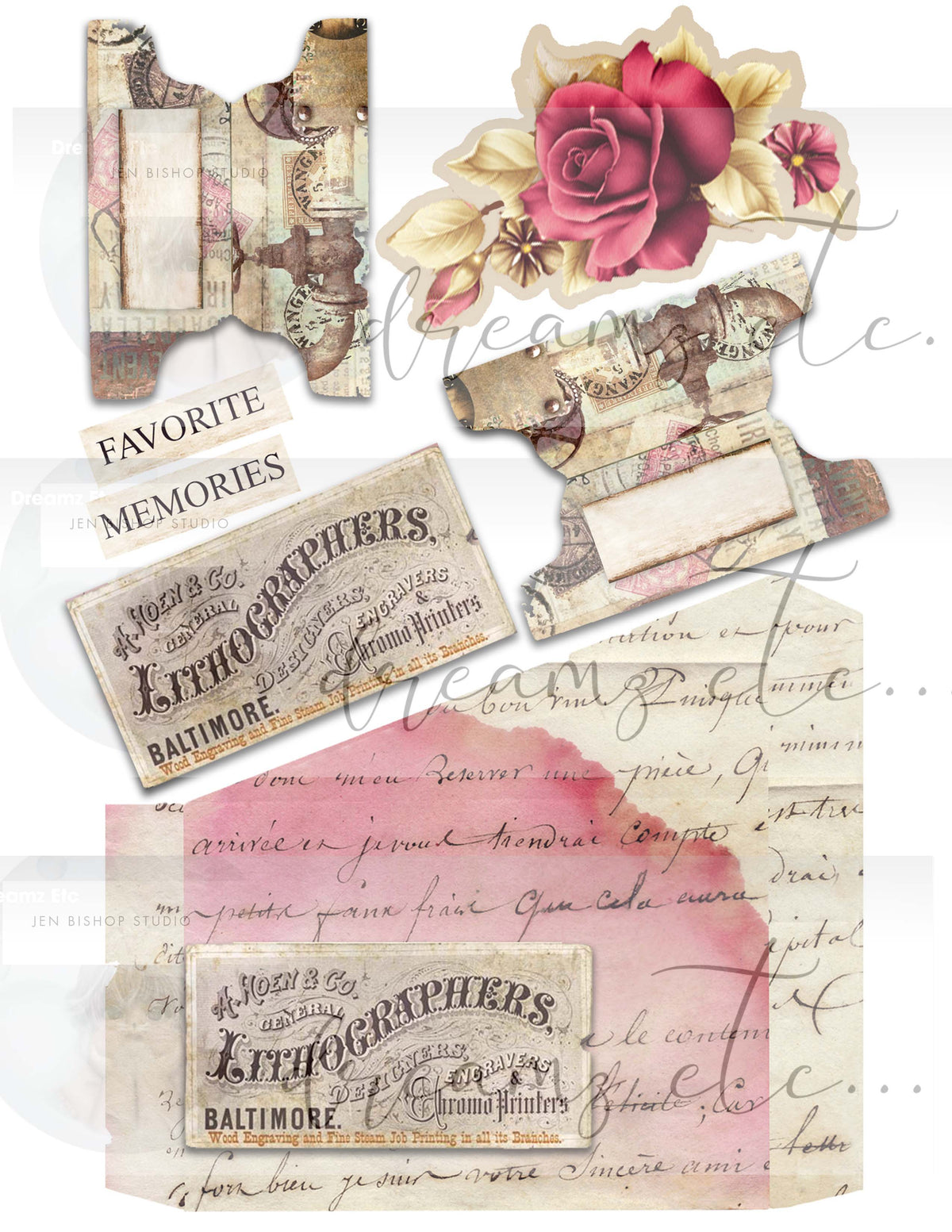 Steampunk Glamour Journal Kit (Bundle) - PHYSICAL KIT