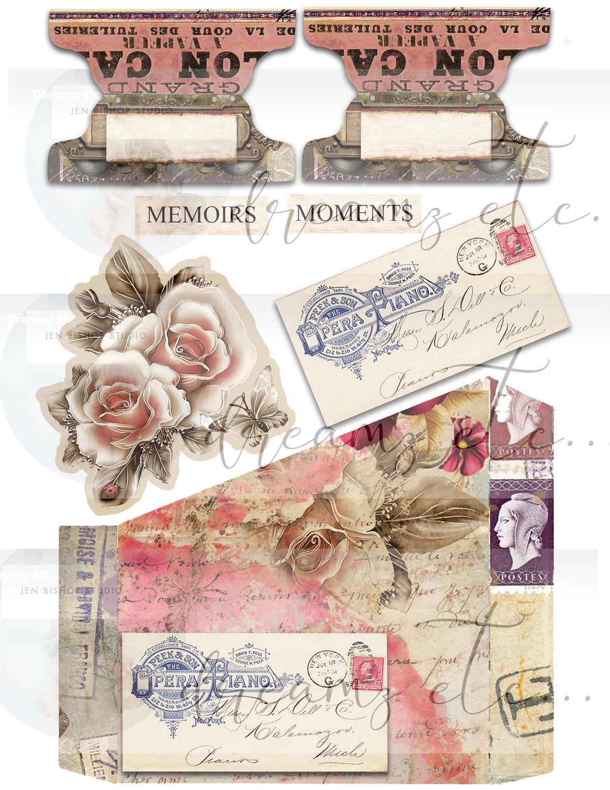 Steampunk Glamour Journal Kit (Bundle) - Digital
