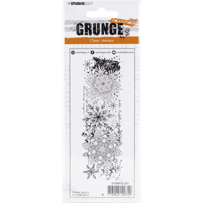 Studio Light Grunge 5.0 Collection Clear Stamp - NR.501 - Snowflakes