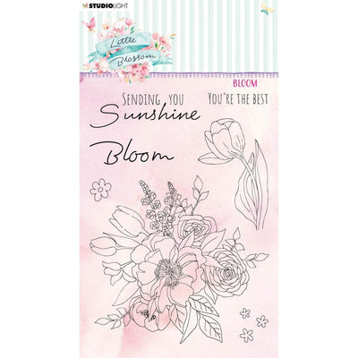 Studio Light Grunge 5.0 Collection Clear Stamp - Bloom
