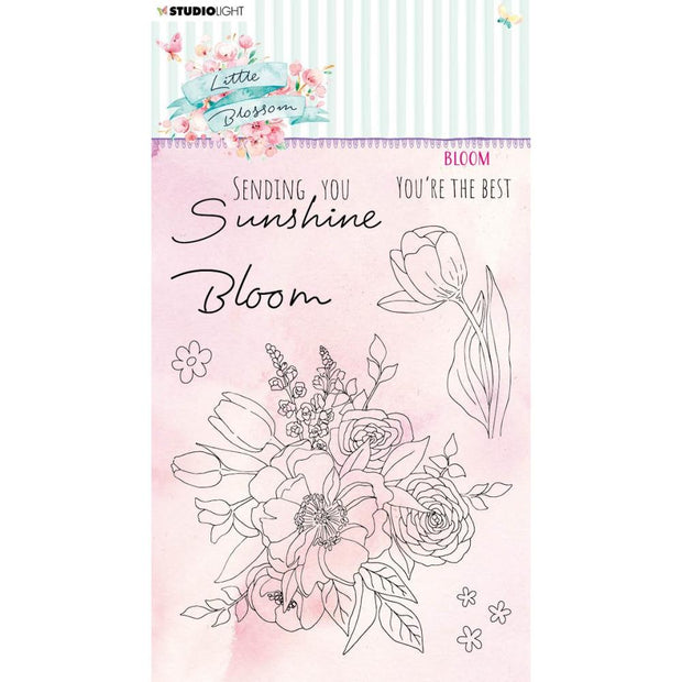 Studio Light Grunge 5.0 Collection Clear Stamp - Bloom