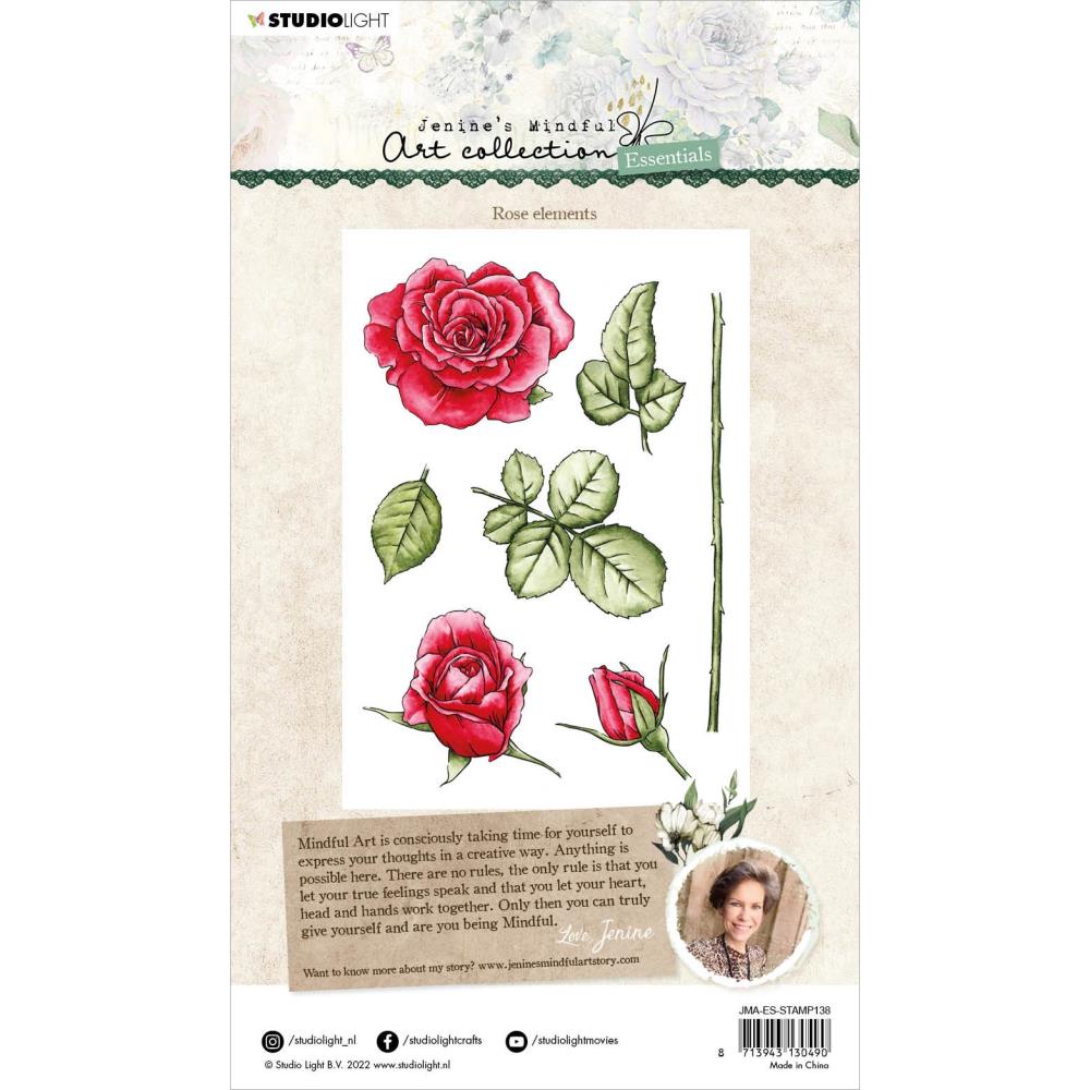 Studio Light Essentials Clear Stamps - Rose Elements