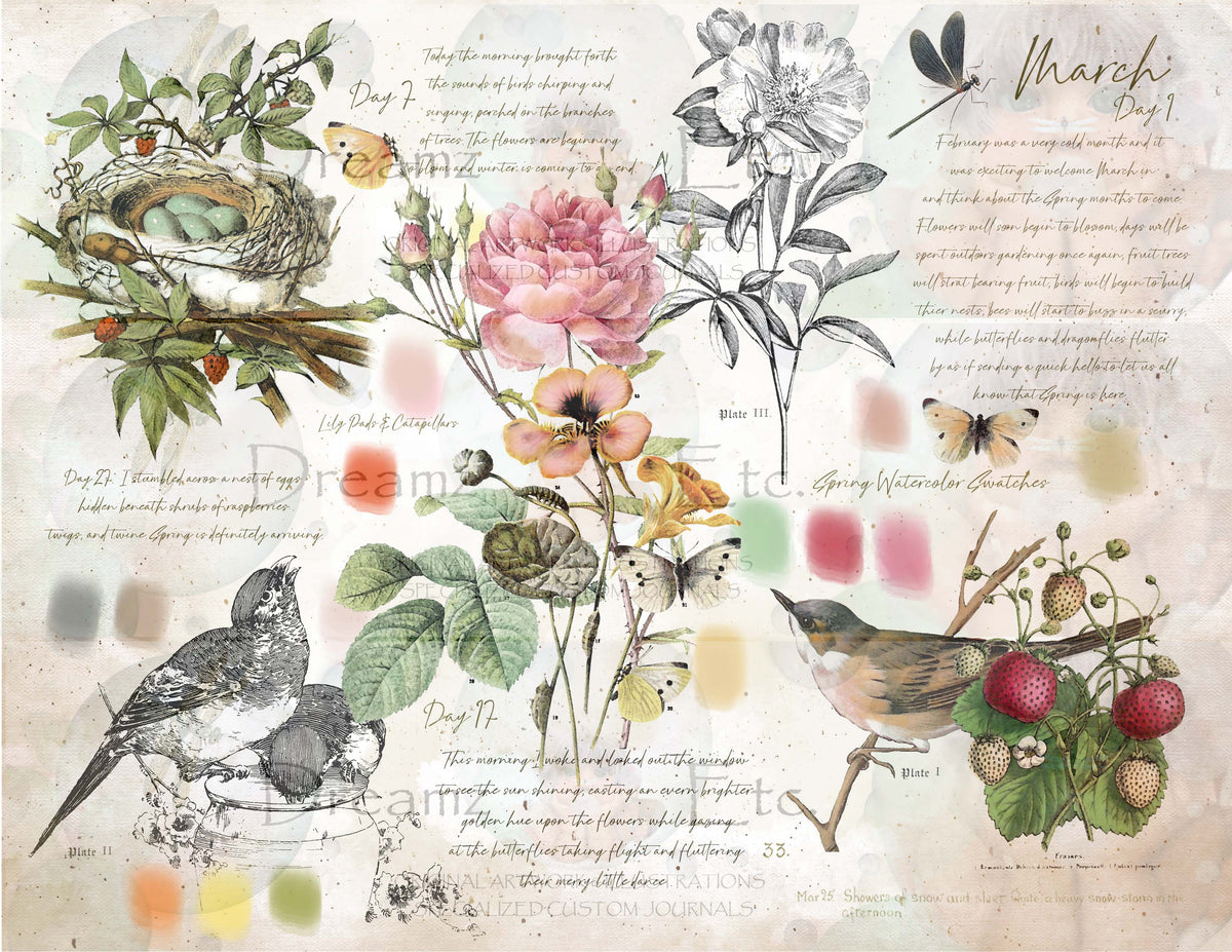 Springfield Journal Paper Pack - Digital - 6 SHEETS