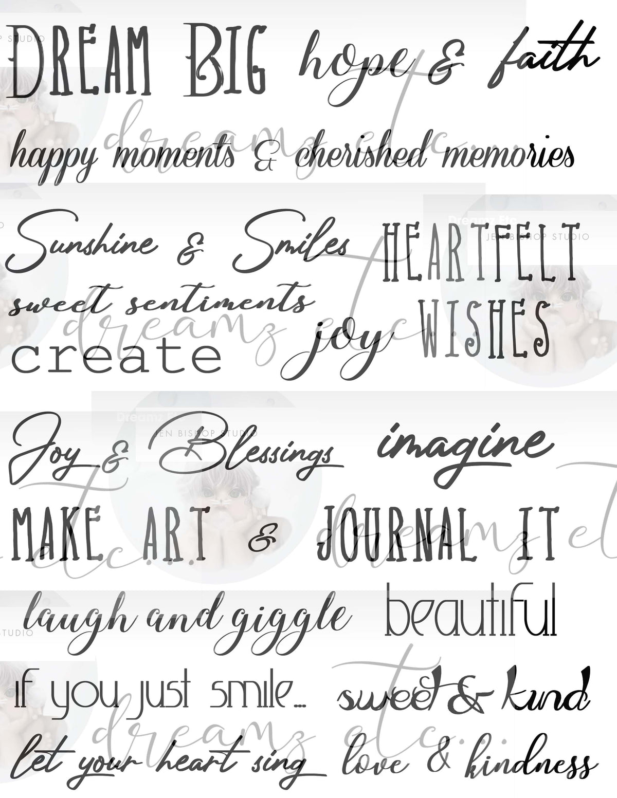 NEW! Sweet Sentiments Digital Collection
