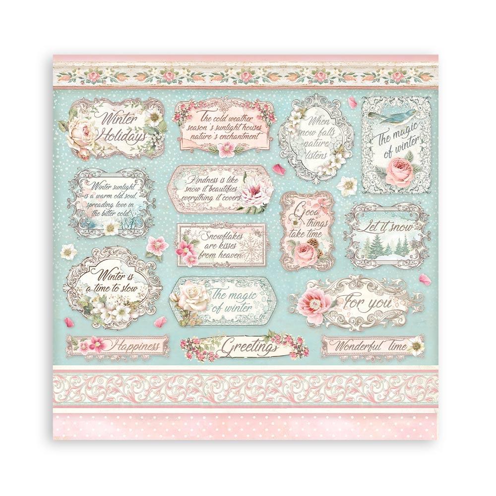 Stamperia Double-Sided Paper Pad 6"X6" 10/Pkg Sweet Winter