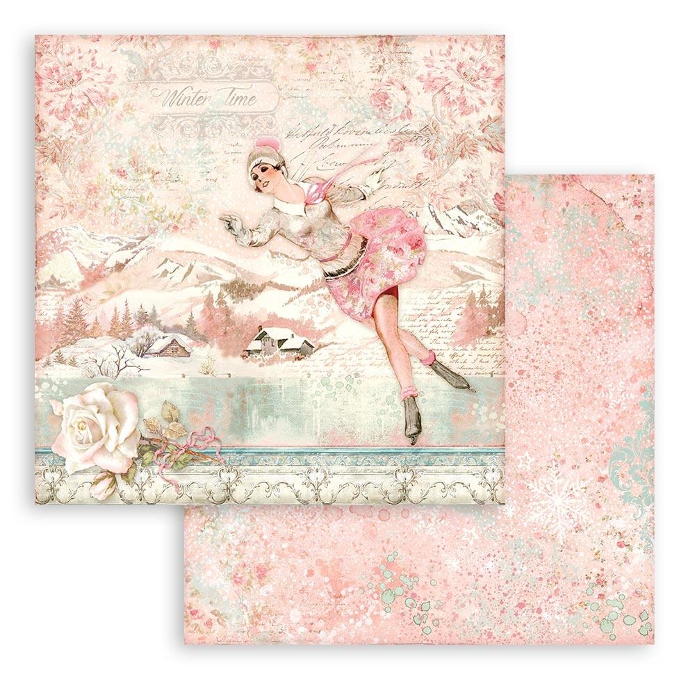 Stamperia Double-Sided Paper Pad 12"X12" 10/Pkg Sweet Winter