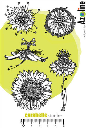 Carabelle Studio Cling Stamp A6 - "Fleurs d'Azoline - Les Danseuses"