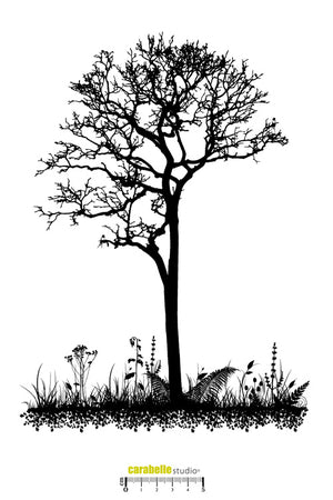Carabelle Studio Cling Stamp XXL A4 - "Un Arbre - A Tree" - Sold OUt