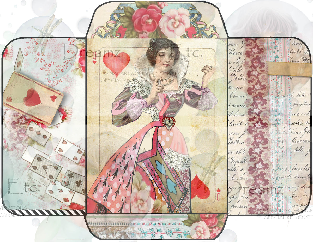 Tea Time Collage - Digital Journal Kit - Bundle Pack