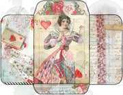 Tea Time Collage - Digital Journal Kit - Envelopes
