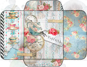 Tea Time Collage - Digital Journal Kit - Bundle Pack