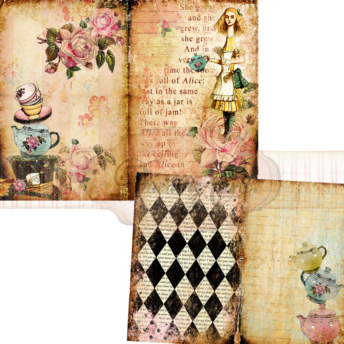 Tea Time - Digital Paper Pack