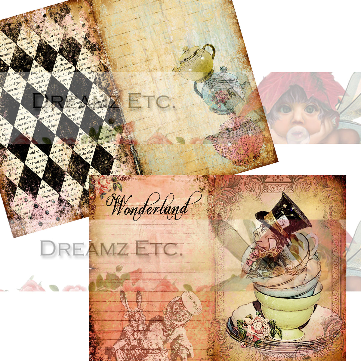 Tea Time - Digital Paper Pack
