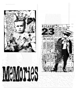 STAMPERS ANONYMOUS - Tim Holtz - THE BOYS STAMP SET