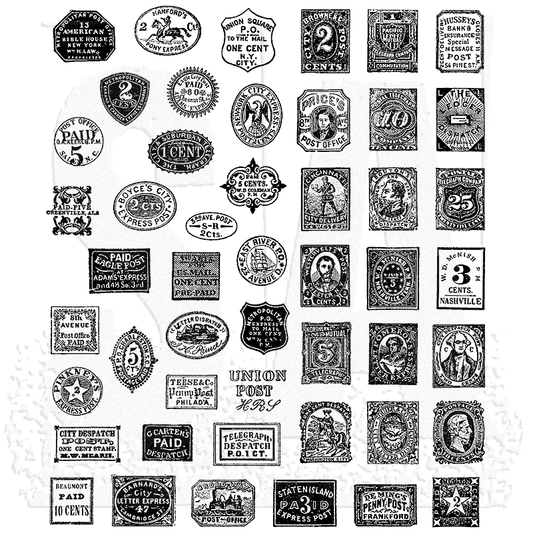 Tim Holtz - Stampers Anonymous - Stamp Collector - STAMP SET