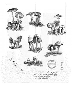 Tim Holtz - Stampers Anonymous - Tiny Toadstools Stamp Set