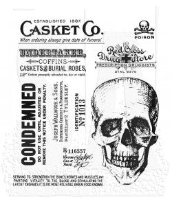 Tim Holtz - Rest in Peace Stamp Set - Stampers Anonymous
