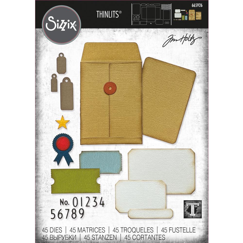 Tim Holtz Sizzix Thinlit Dies - Collector
