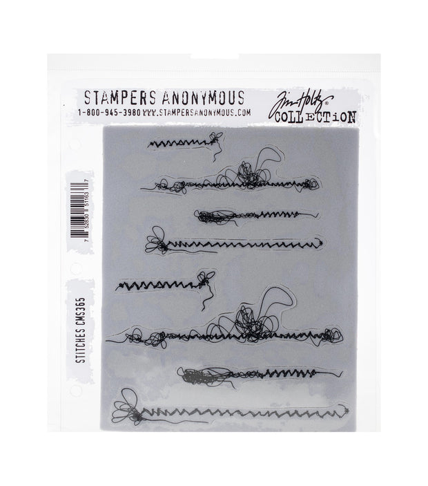 STAMPERS ANONYMOUS - TIM HOLTZ - STITCHES - STAMP SET