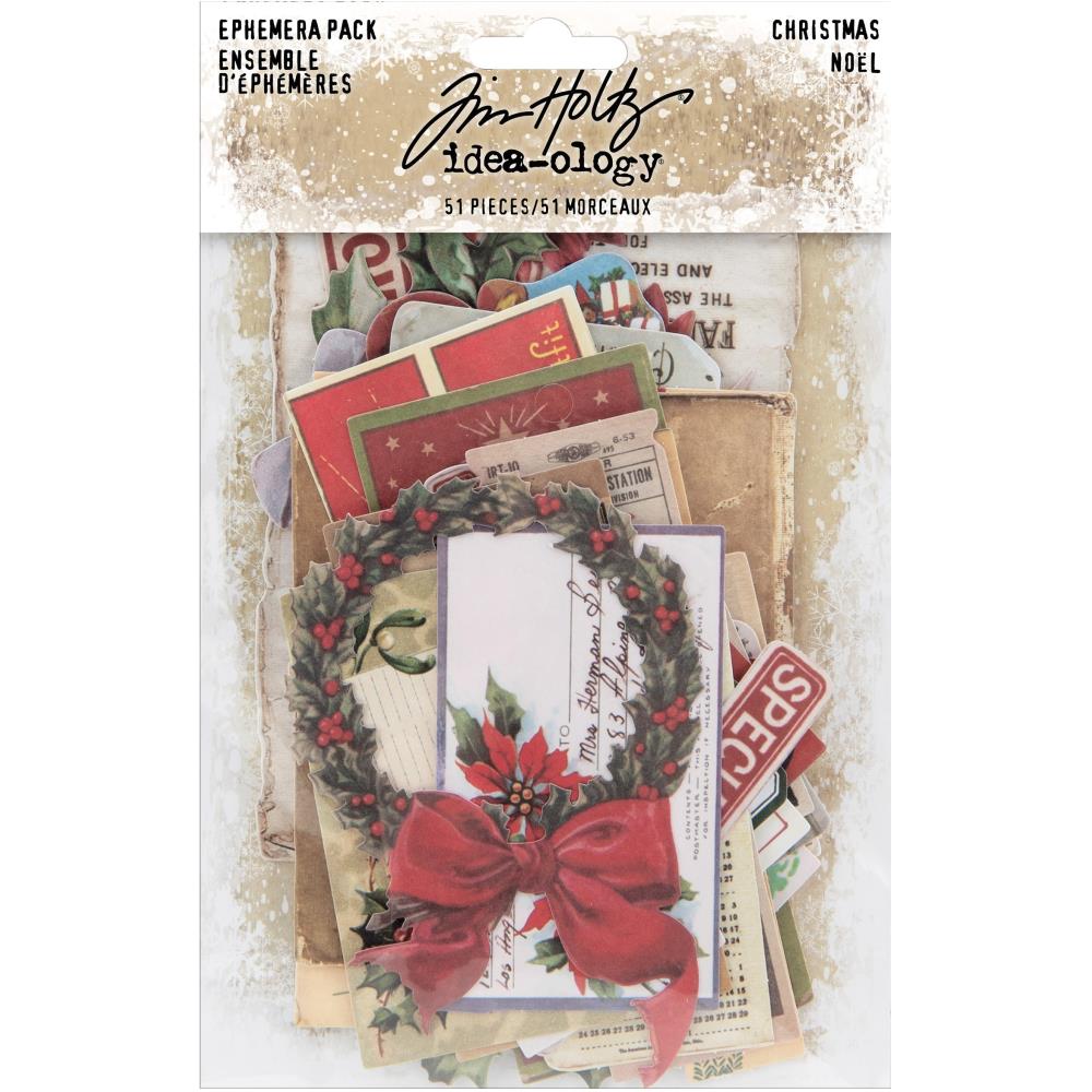 Tim Holtz - Idea-ology Ephemera Pack - Christmas Noel - Die-Cuts - Christmas (2019)