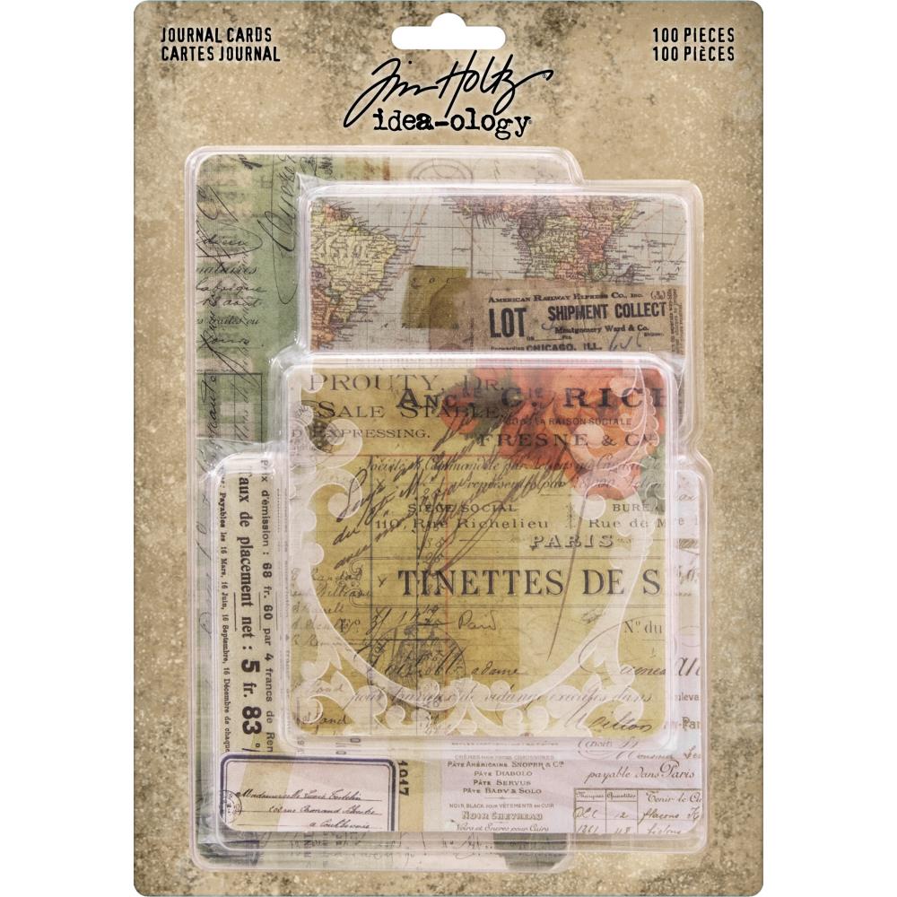 Idea-Ology Journal Cards 100/Pkg - Tim Holtz