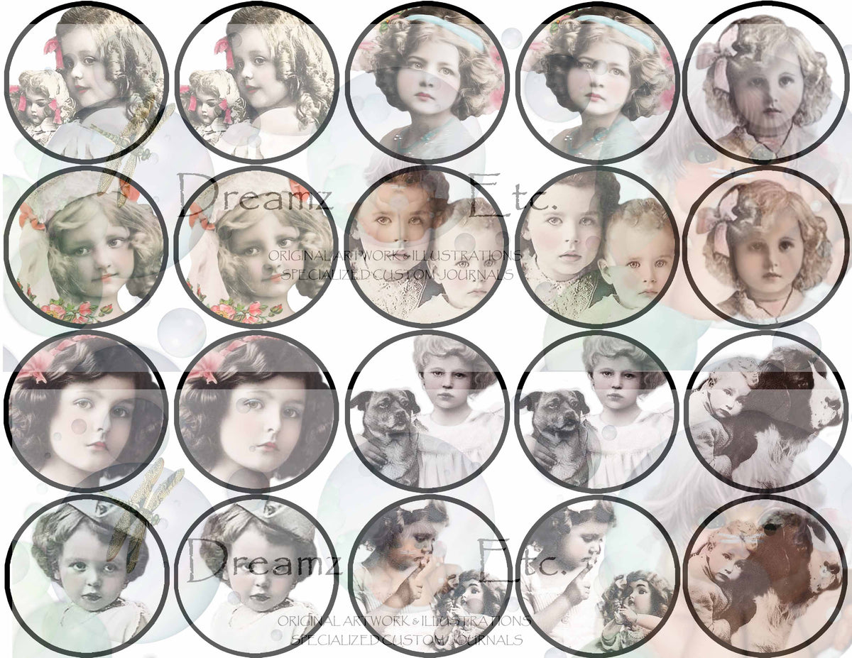 Victorian Splendor Paper Dolls, Cards & Valentines - Digital Kit