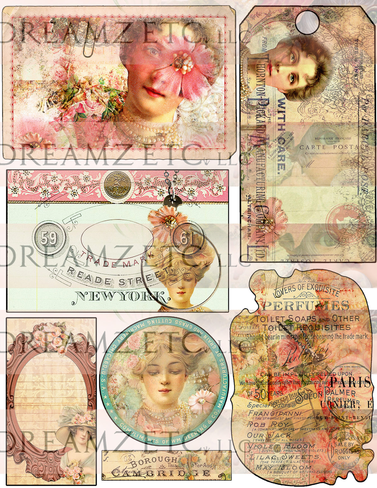 Victoria Anne Digital Collection - Ephemera Digital Pack
