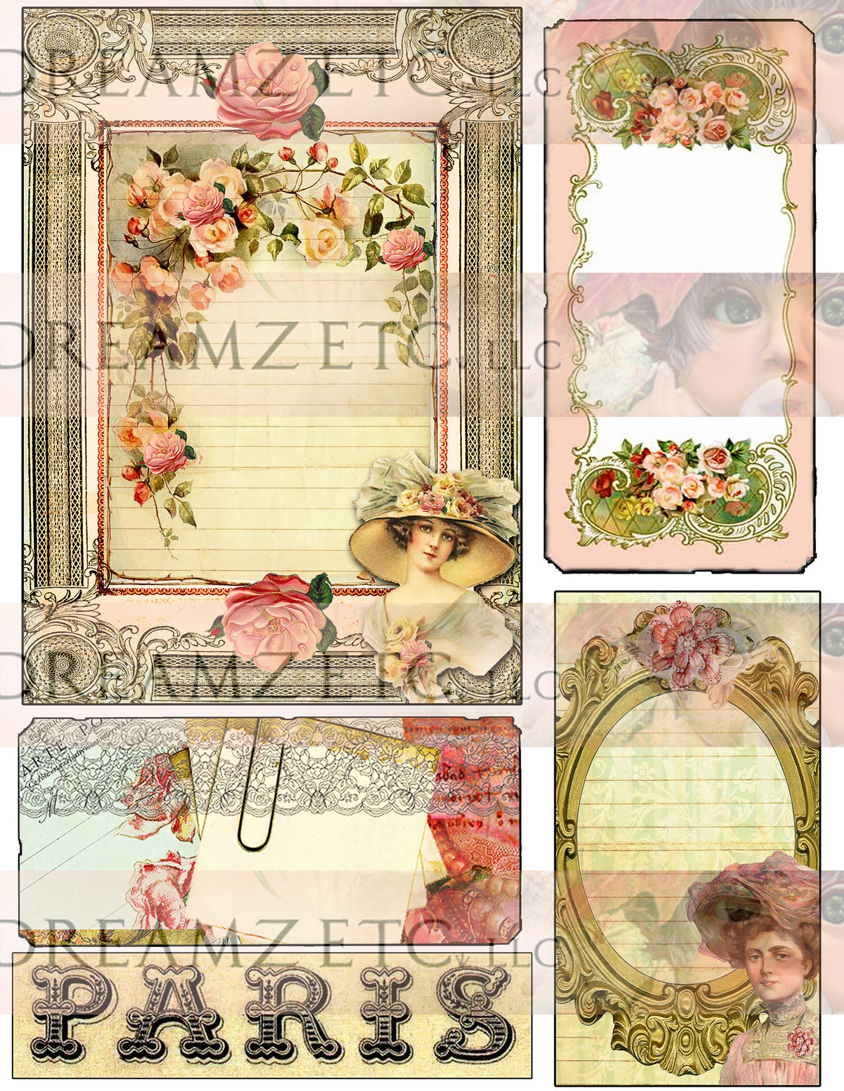 Victoria Anne Digital Collection - Ephemera Digital Pack
