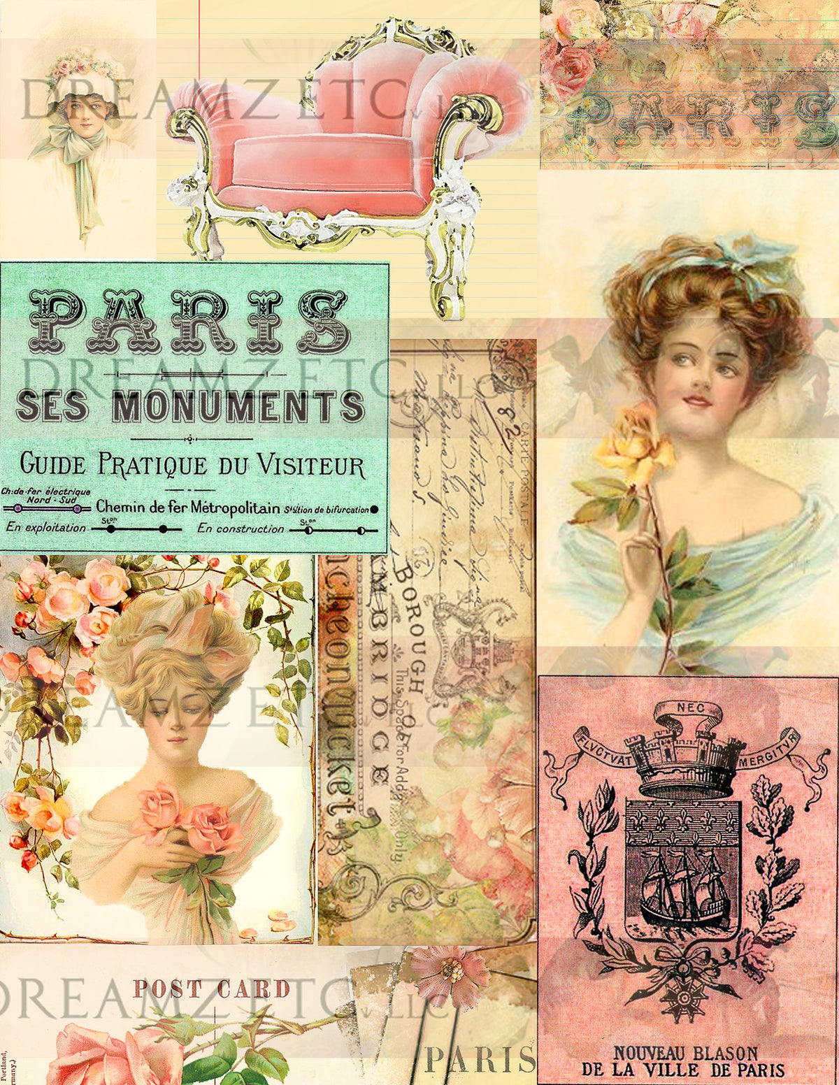 Victoria Anne Digital Collection - Paper Pack 2