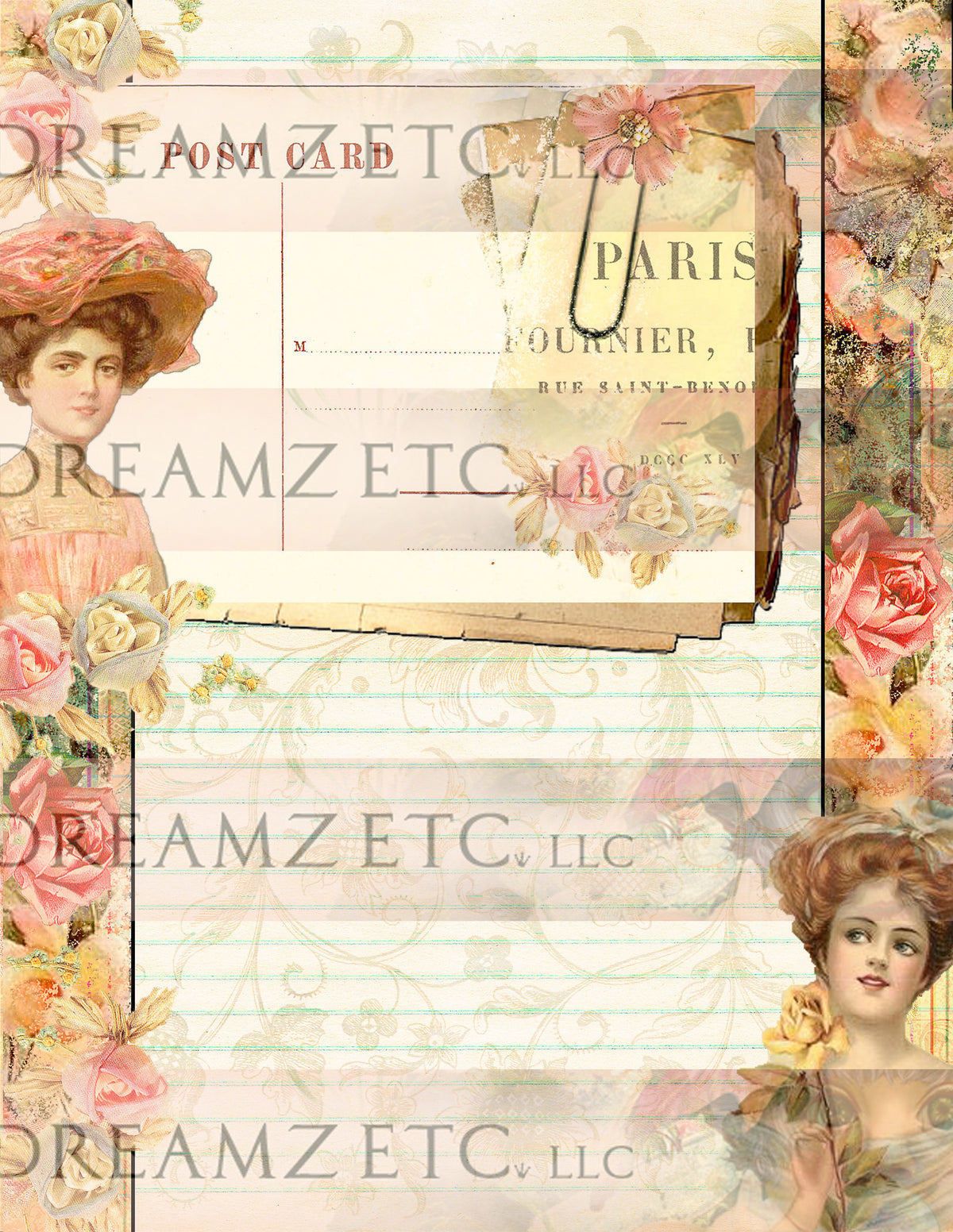 Victoria Anne Digital Collection - Paper Pack 3